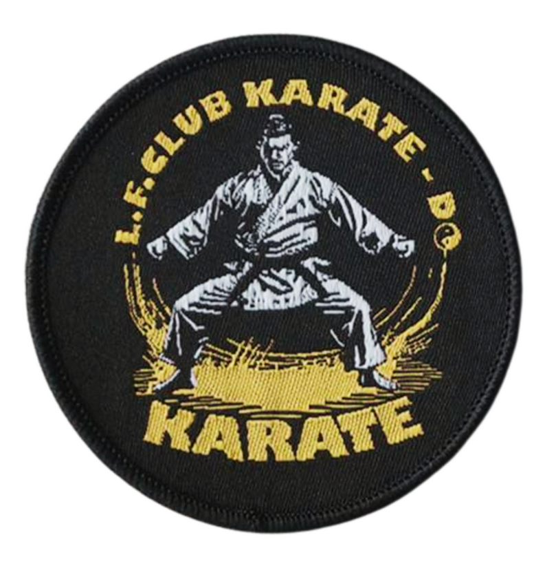 Nášivka KARATE TEAM black/gold