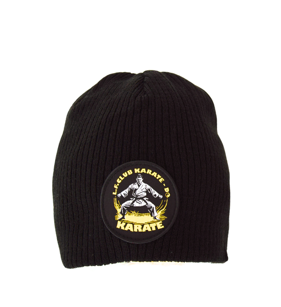 Čepice KARATE TEAM black/gold