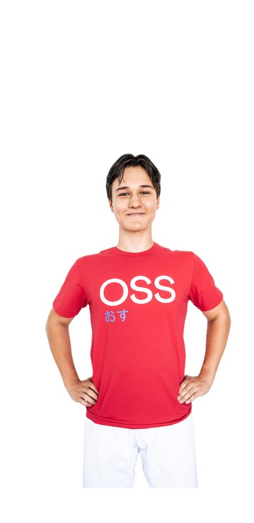 Unisex tričko OSS, red