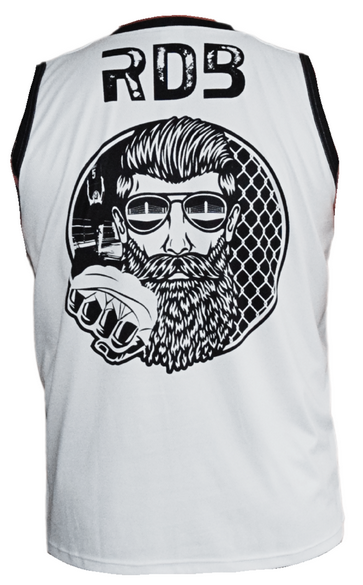 Funkční tričko bez rukávu RDB, fight/white