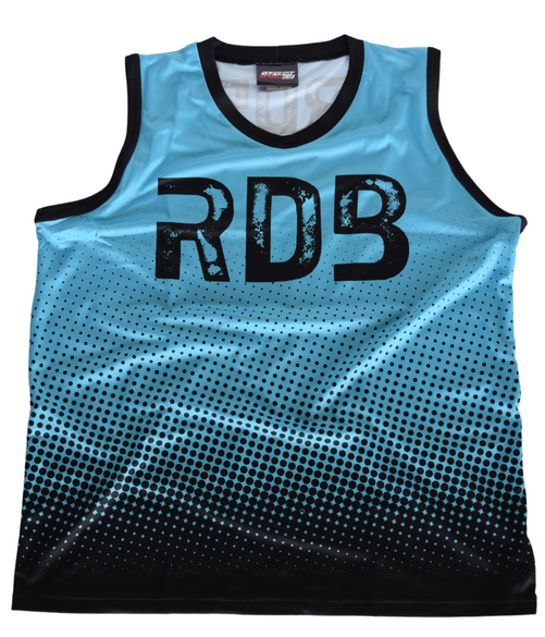 Funkční tričko bez rukávu RDB, figth/blue