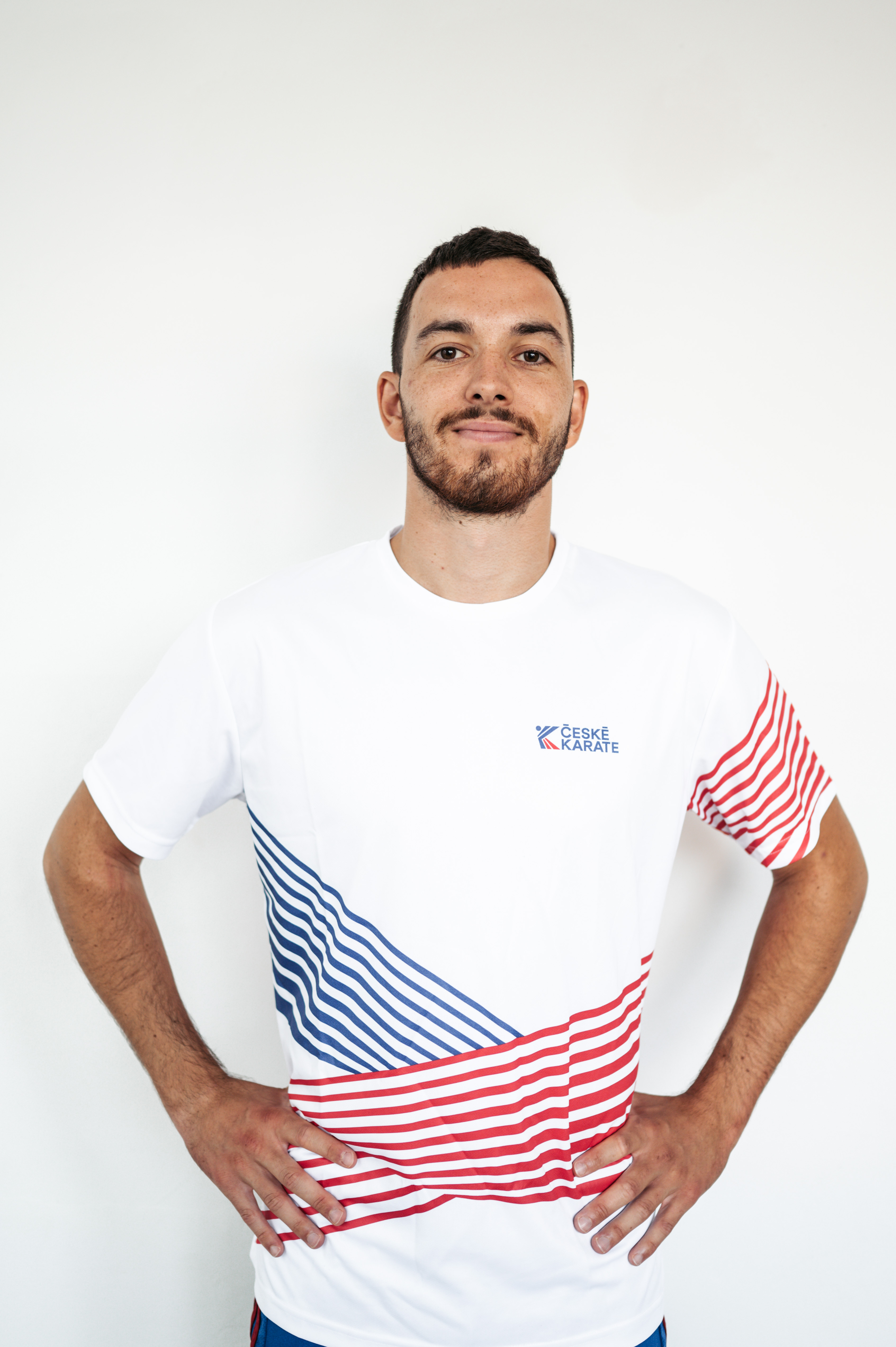 Unisex tričko PROUŽKY, white