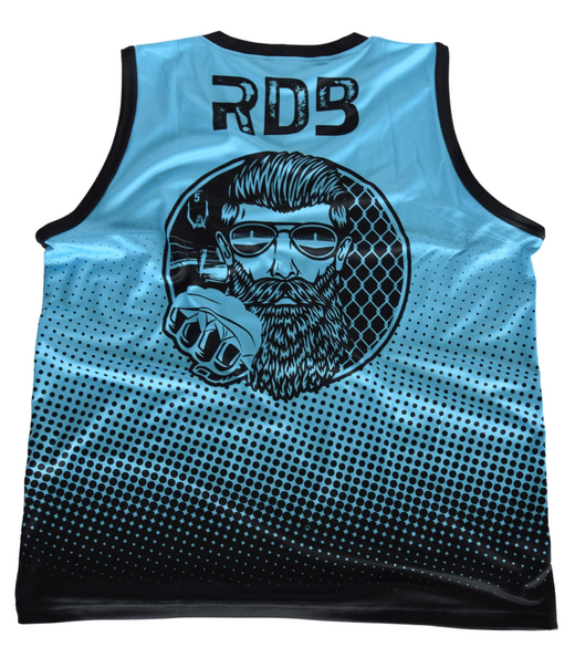 Funkční tričko bez rukávu RDB, figth/blue