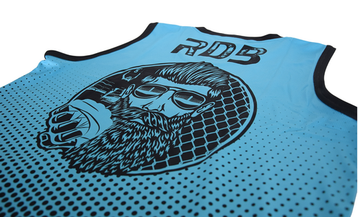 Funkční tričko bez rukávu RDB, figth/blue